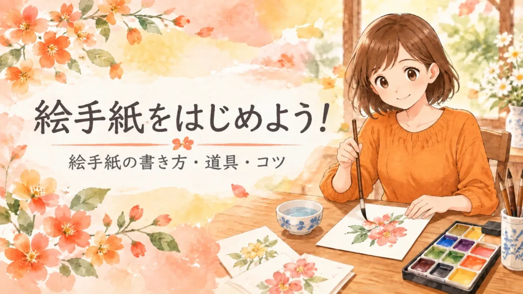 絵手紙の書き方・初心者向けの基本とコツ